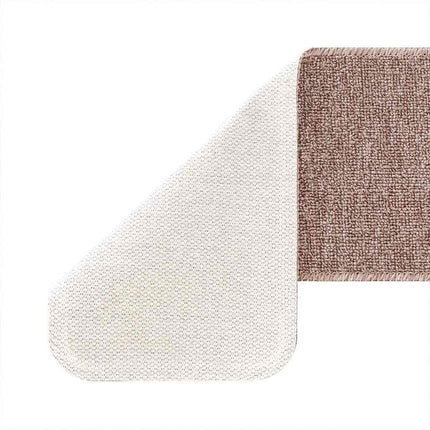 Halkfria trappmattor 15 pcs Ljusbrun 60 x 25 cm PP