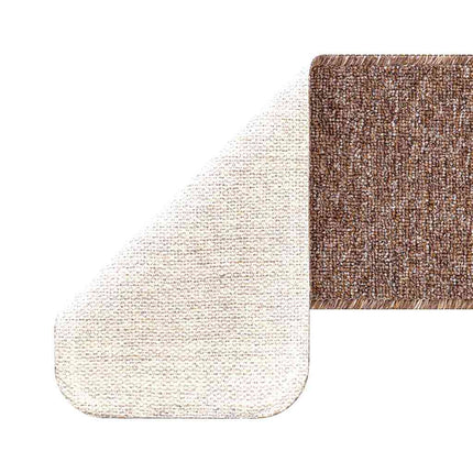 Halkfria trappmattor Latexbakgrund 15 pcs Brun 60 x 25 cm PP