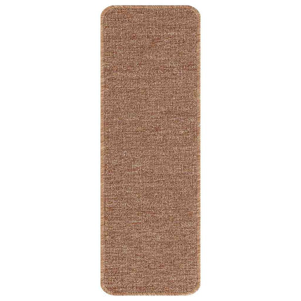 Halkfria trappmattor 15 st 60 x 25 cm Gul PP Rektangulär