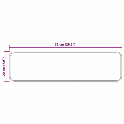 Halkfria trappmattor Latexbakgrund 15 pcs Gul 75 x 20 cm PP