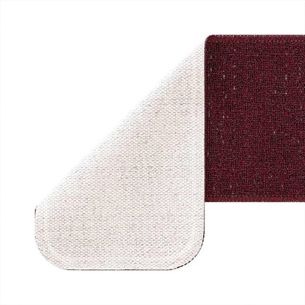 Halkfria trappmattor 15 pcs Bordeaux 60 x 25 cm PP