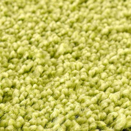 Halkfri badmatta med toalettutskärning Grön 50 x 50 cm PP