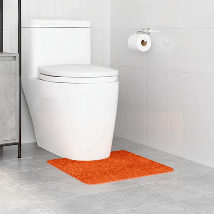 Halkfri badmatta med toalettutskärning Orange 50 x 50 cm PP