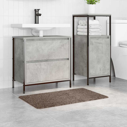 Halkfri Badmatta Brun 50 x 80 cm PP