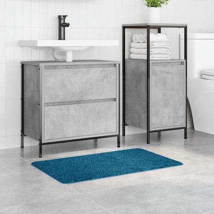 Halkfri Badmatta Blå 50 x 80 cm PP