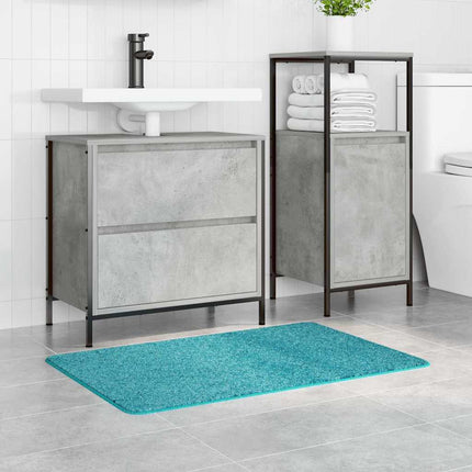 Halkfri Badmatta Turkos 60 x 90 cm PP
