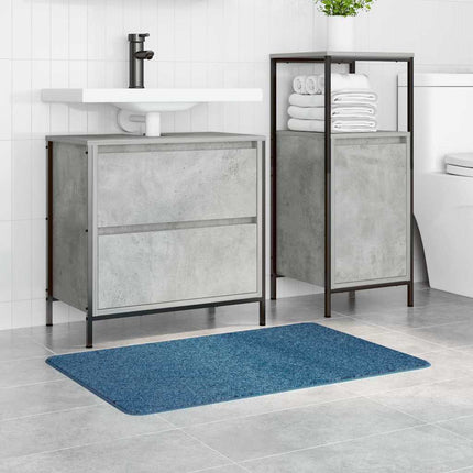 Halkfri Badmatta Blå 60 x 90 cm PP