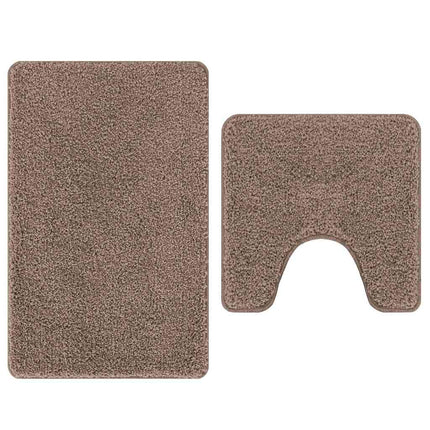 Antisklid badmatta set 2 pcs Brun PP
