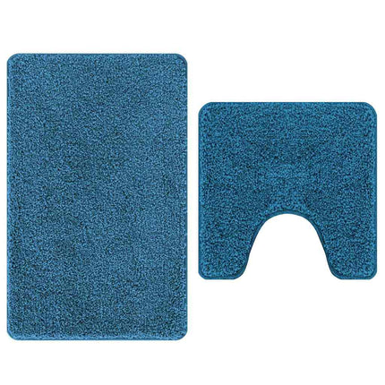 Antisklid badmatta set 2 pcs Blå PP