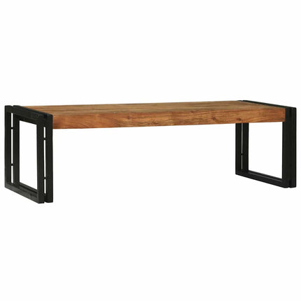 Kaffeebord 2 pcs Brun 48 x 40 x 40 cm Massivt Akaciaträ