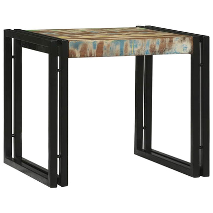Kaffeebord 2 pcs Flerfärgsdesign Solid återvunnen trä