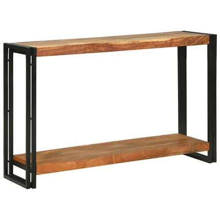 Konsolbord med hylla Brun 120 x 33 x 75 cm Massivt Akaciaträ