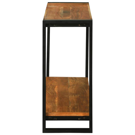Konsolbord med hylla Brun 120 x 33 x 75 cm Massivt Akaciaträ