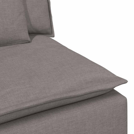 Modulsoffa med dynor taupe