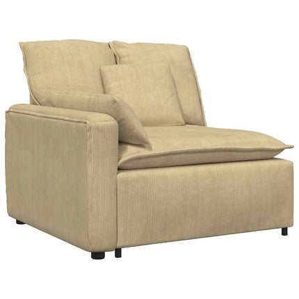 Modulsoffa med dynor grågrön
