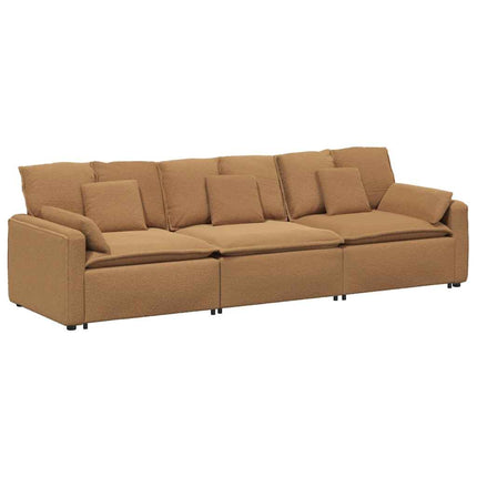 Modulsoffa med dynor beige