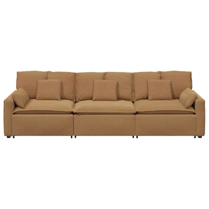 Modulsoffa med dynor beige