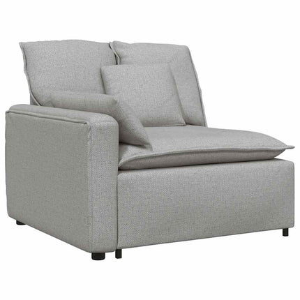 Modulsoffa med dynor molngrå