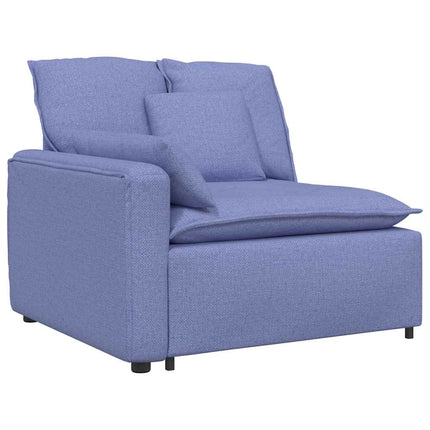 Modulsoffa med dynor jeansblå