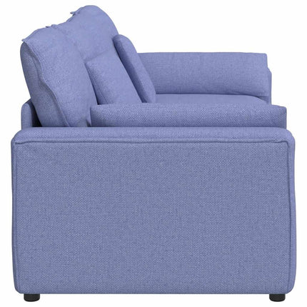 Modulsoffa med dynor jeansblå