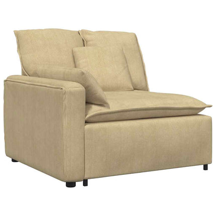 Modulsoffa med dynor grågrön