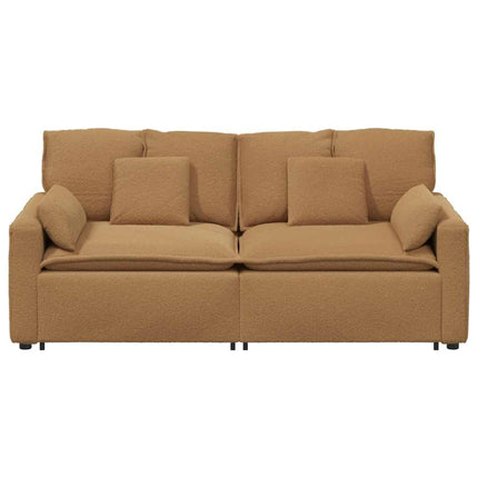 Modulsoffa med dynor beige