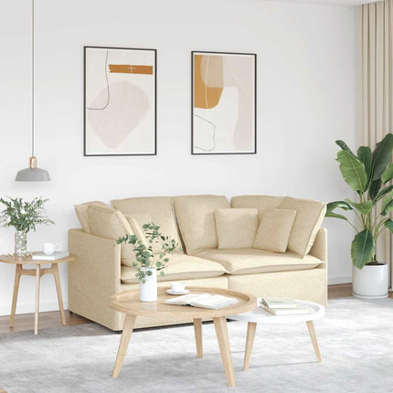 Modulsoffa Med Dynor I Tyg