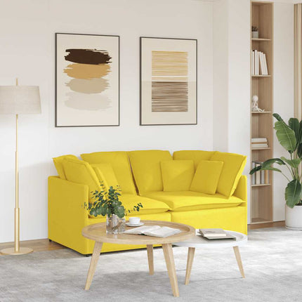 Modulsoffa Med Dynor I Tyg