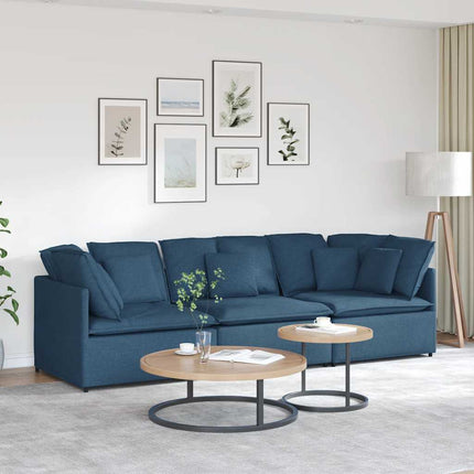 Modulsoffa Med Dynor I Tyg