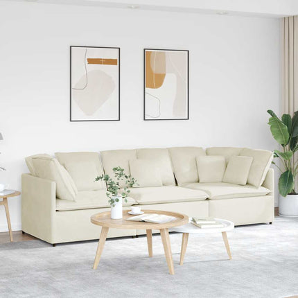 Modulsoffa Med Dynor Sammet