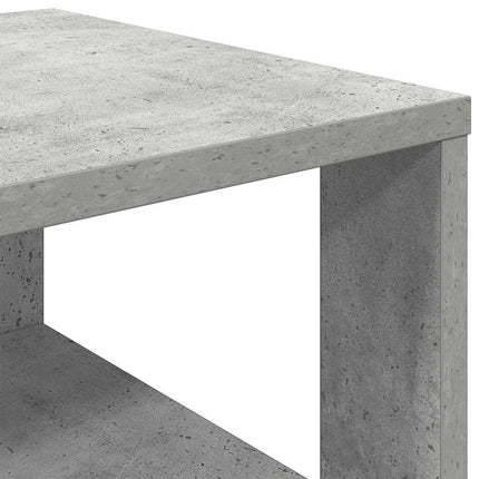 Skohylla betonggrå 61x32x70 cm konstruerat trä