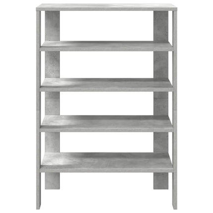 Skohylla betonggrå 61x32x87,5 cm konstruerat trä