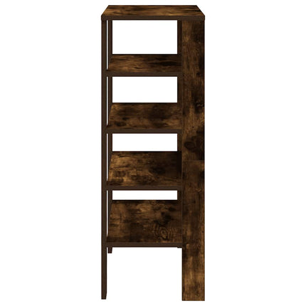 Skohylla rökfärgad ek 61x32x87,5 cm konstruerat trä
