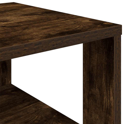 Skohylla rökfärgad ek 61x32x87,5 cm konstruerat trä