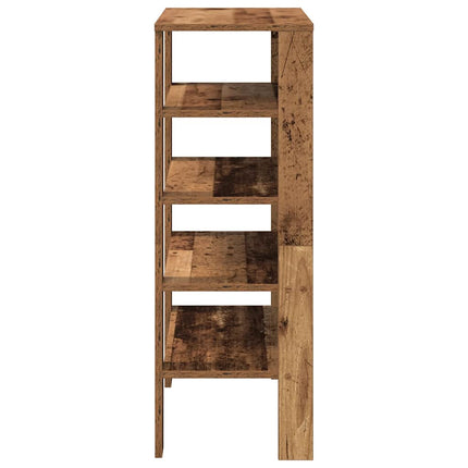 Skohylla åldrat trä 61x32x87,5 cm konstruerat trä