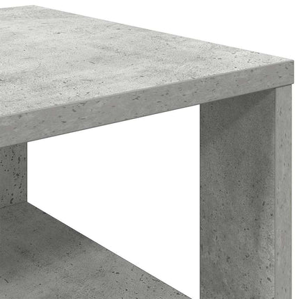Skohylla betonggrå 61x32x105 cm konstruerat trä
