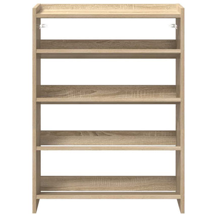 Skohylla sonoma-ek 60x25x81 cm konstruerat trä