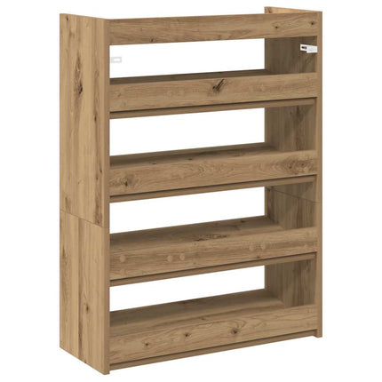 Skohylla ek 60x25x81 cm konstruerat trä