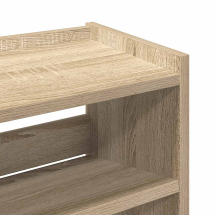 Skohylla sonoma-ek 60x25x62 cm konstruerat trä