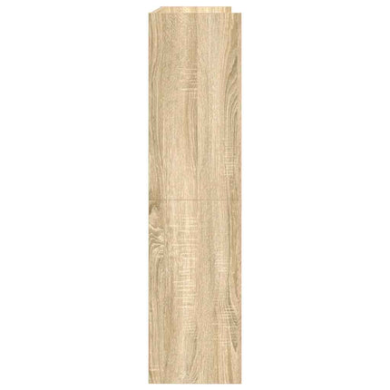 Skohylla sonoma-ek 80x25x100 cm konstruerat trä
