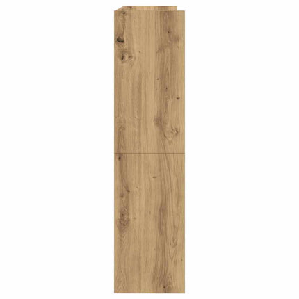 Skohylla ek 80x25x100 cm konstruerat trä