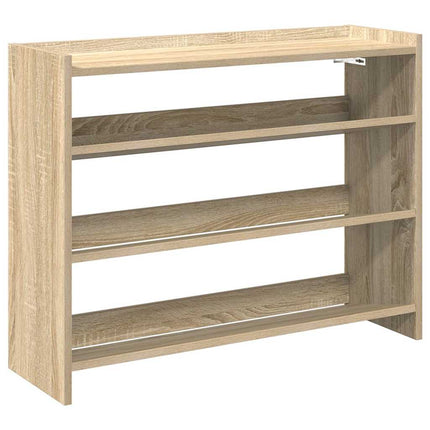 Skohylla sonoma-ek 80x25x62 cm konstruerat trä