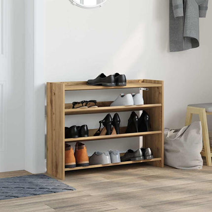Skohylla ek 80x25x62 cm konstruerat trä