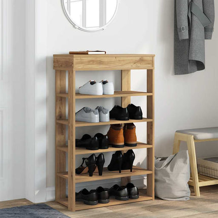 Skohylla ek 60x30x98 cm konstruerat trä