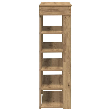 Skohylla ek 60x30x98 cm konstruerat trä
