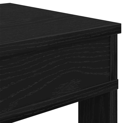 Skohylla svart 80x30x98 cm konstruerat trä
