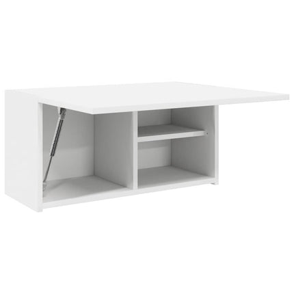 Väggskåp för badrum vit 60x25x30 cm konstruerat trä