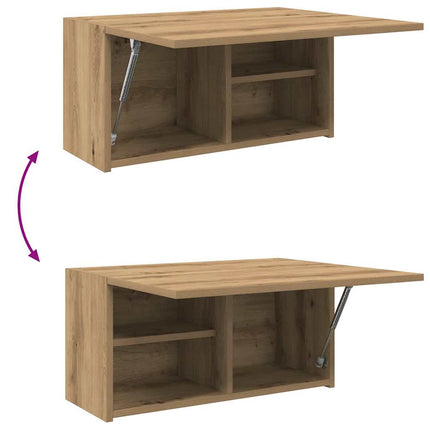 Väggskåp för badrum artisan ek 60x25x30 cm konstruerat trä