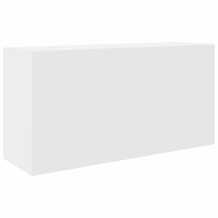 Väggskåp för badrum vit 80x25x40 cm konstruerat trä