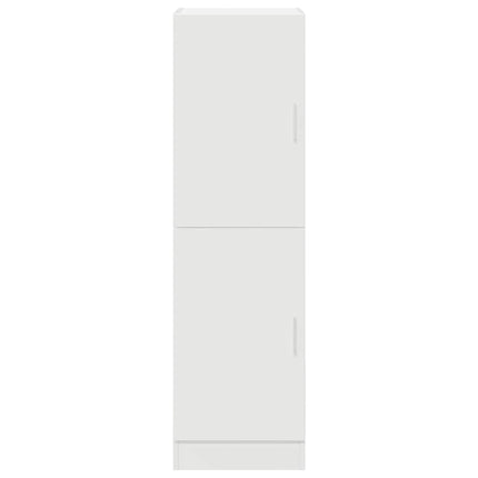 Köksskåp vit 38x41,5x131,5 cm konstruerat trä